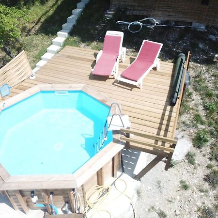Chalet Sur Pilotis Avec Piscine Privee Lucéram Εξωτερικό φωτογραφία